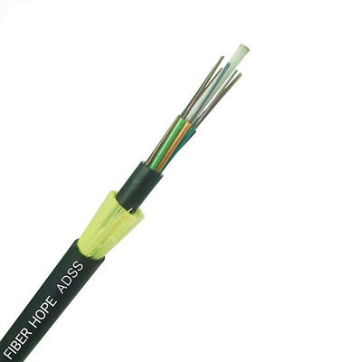 Single Double Sheath Aerial Overhead Unitube ADSS Fiber Optic Cable Single Mode
